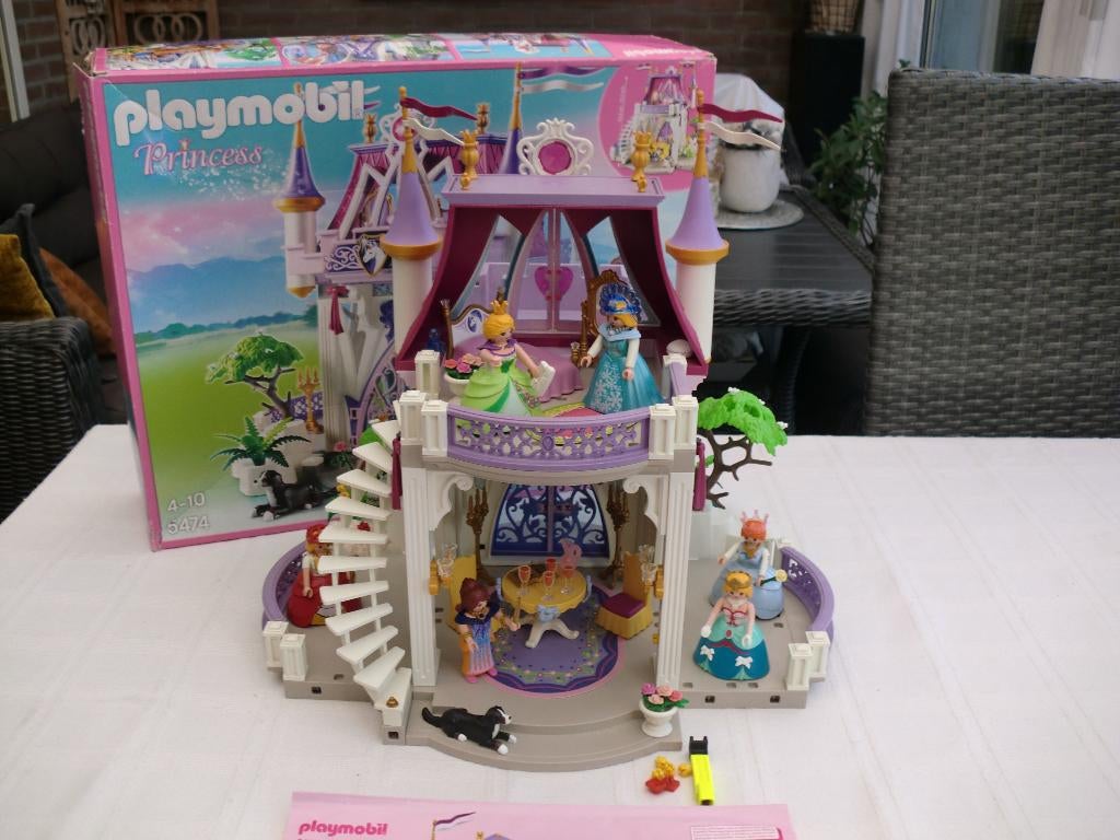 5474 Playmobil Prinsessenkasteel met extra Prinsessen, Ophalen of Verzenden, Zo goed als nieuw, Complete set