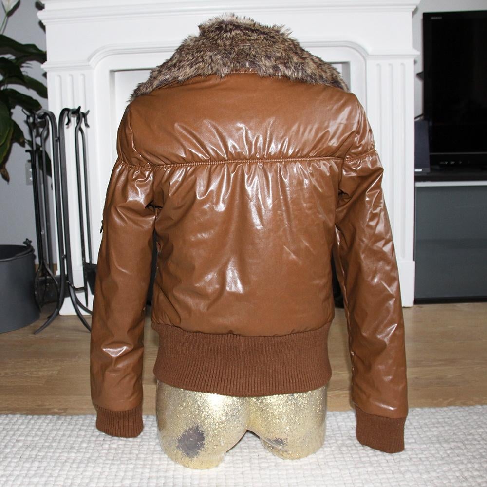 Zeer Mooie Warme BSK Jas (S) € 35,-, Bruin, Ophalen of Verzenden, Zo goed als nieuw, Maat 36 (S)