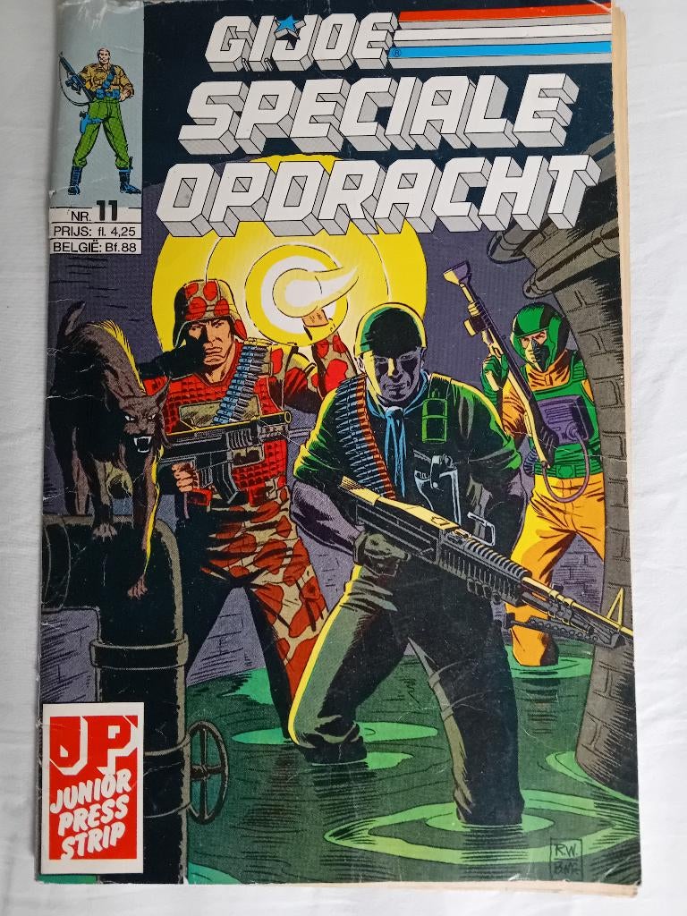 GI JOE NR. 11 JUNIOR PRESS STRIP 1989 €3, Boeken, Strips | Comics, Amerika, Hasbro, Ophalen of Verzenden, Gelezen