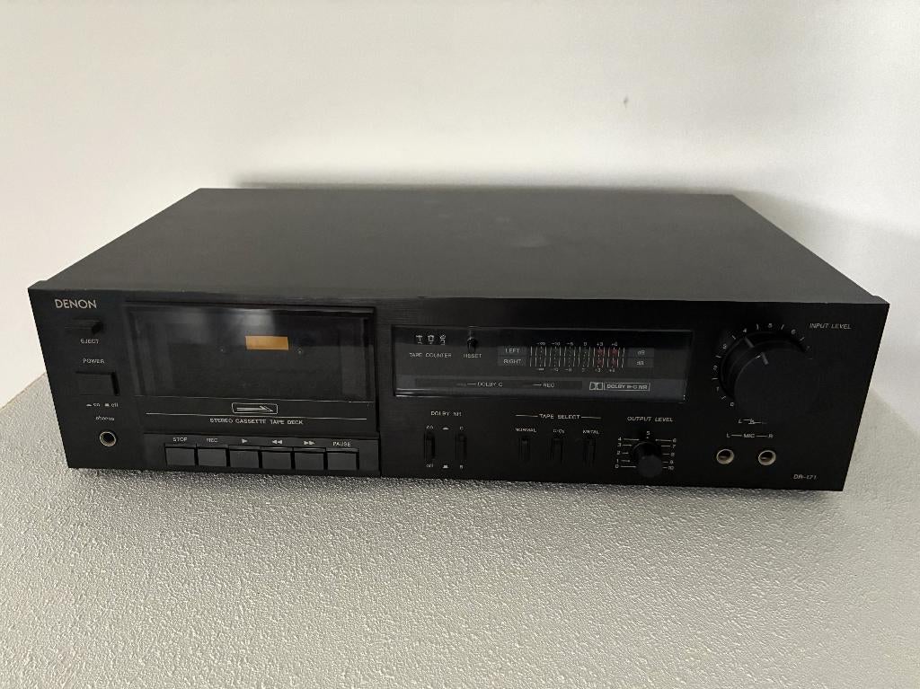 Denon DR-171 Tape Deck, Audio, Tv en Foto, Ophalen of Verzenden, Enkel, Denon, Tiptoetsen