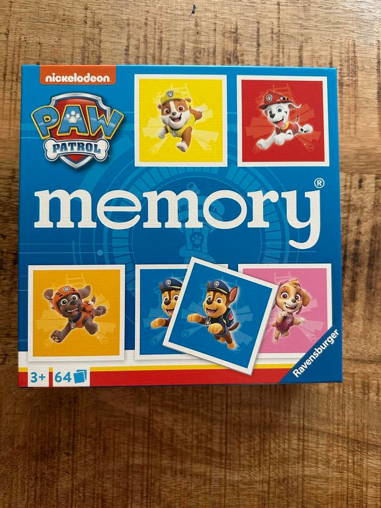 Paw Patrol Memory spel - Ravensburger, Een of twee spelers, Ophalen of Verzenden, Nieuw
