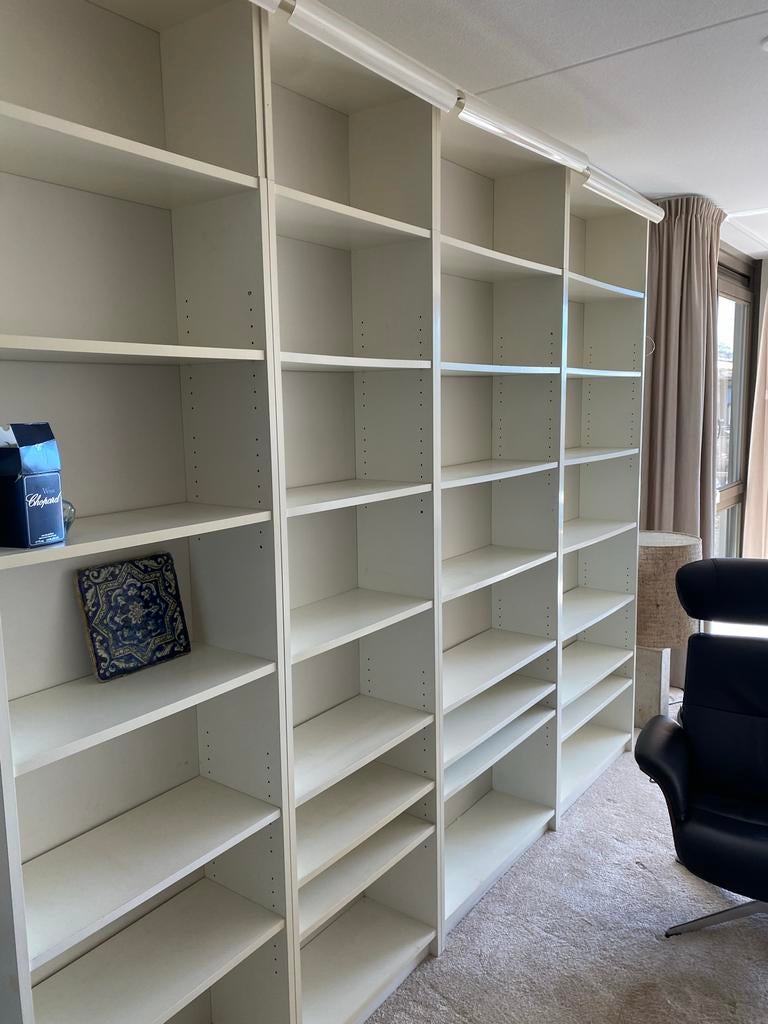 Billy boekenkasten met opzetstukken - diverse maten, Huis en Inrichting, Kasten | Boekenkasten, Ophalen, Met plank(en), Gebruikt