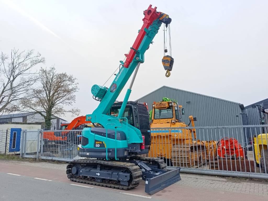 Sunward SWTC 5 D rups hijskraan crane 10 tm 5000 kg 20 m, Kraan