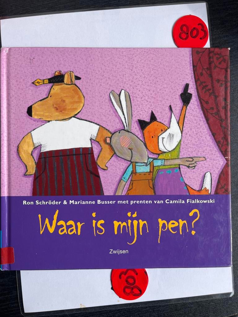 Waar is mijn pen? - Ron Schröder & Marianne Busser, Ophalen of Verzenden, Zo goed als nieuw, Fictie algemeen