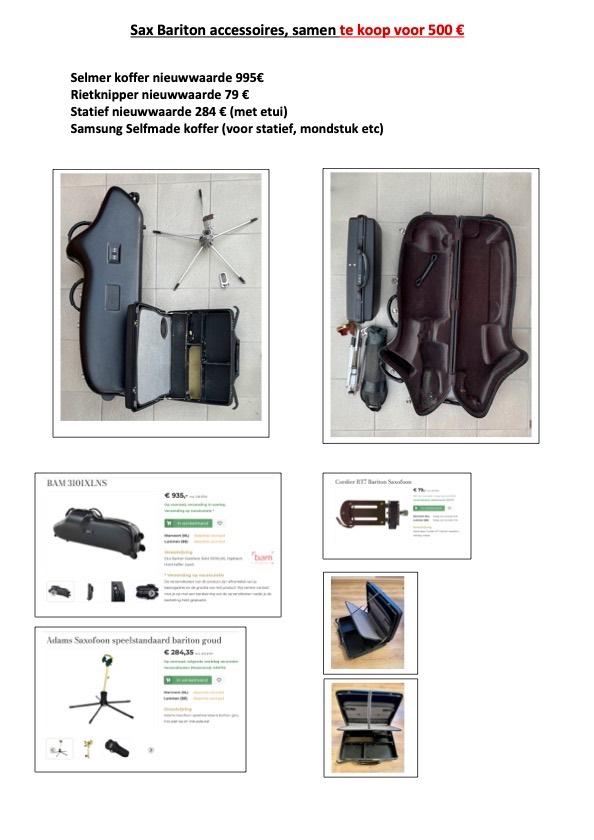 Koffer Sax bariton, Ophalen, Gebruikt, Saxofoon