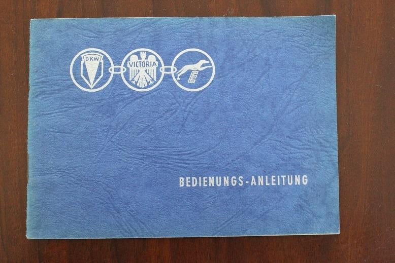 DKW Victoria Express Mofa 1960  bedienungs anleitung 805, Ophalen of Verzenden, Gebruikt