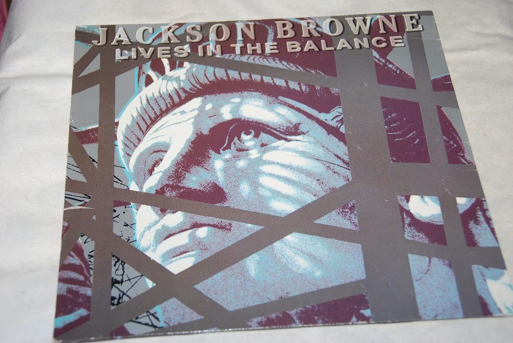 Jackson Browne – Lives in the Balance LP Vinyl, Cd's en Dvd's, Vinyl | Rock, Ophalen of Verzenden, Gebruikt, 12 inch, Poprock