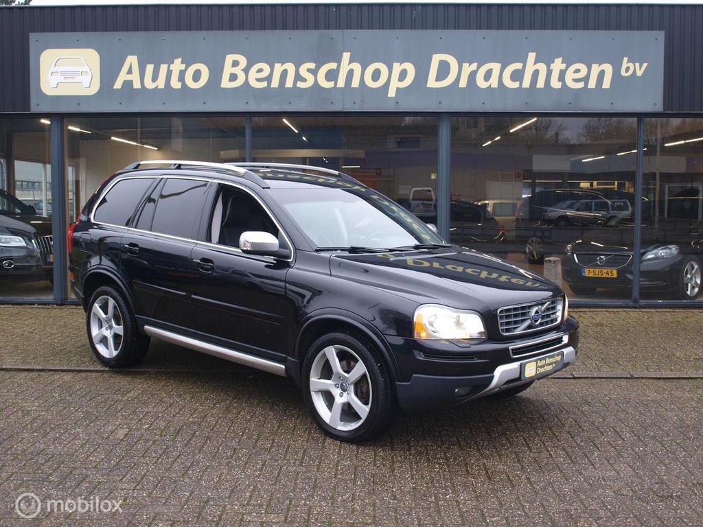 Volvo XC90 7P AWD 3.2 R-Design Leer Xenon APk 11.26 Elec Sto, Auto's, Volvo, Gebruikt, 7 stoelen, Zwart, Leder