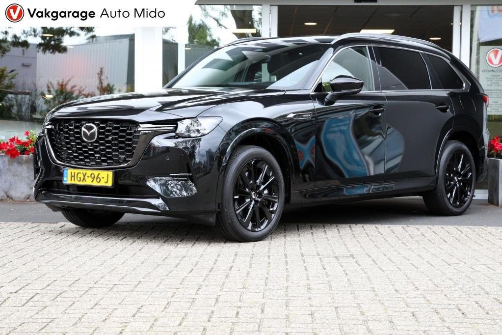 Mazda CX-80 2.5 PHEV Homura Plus 7-seater | BTW auto | NLD a, Auto's, Mazda, Gebruikt, Met garantie (alle), CX-80, Zwart