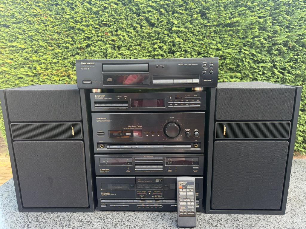Pioneer stereo toren met Bose boxen, Ophalen, Gebruikt, Cassettedeck, Losse componenten