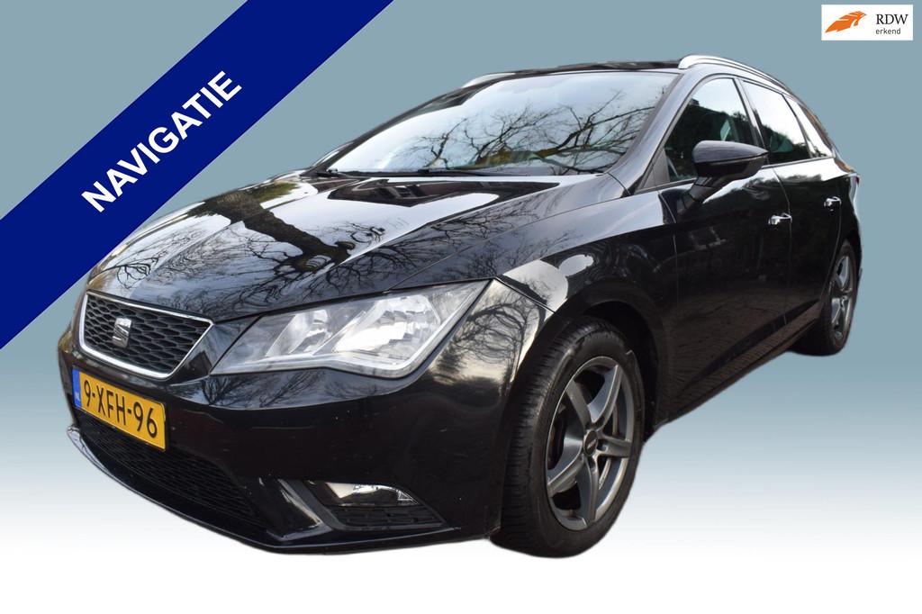 Seat Leon ST 1.6 TDI Style Ecomotive Navi/Cruise, Voorwielaandrijving, Euro 5, Stof, Gebruikt