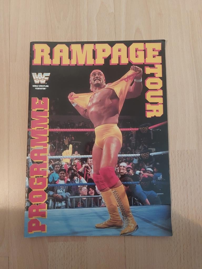 Wwf wrestling rampage tour programmaboek 1991, Boeken, Tijdschriften en Kranten, Ophalen of Verzenden, Gelezen, Muziek, Film of Tv