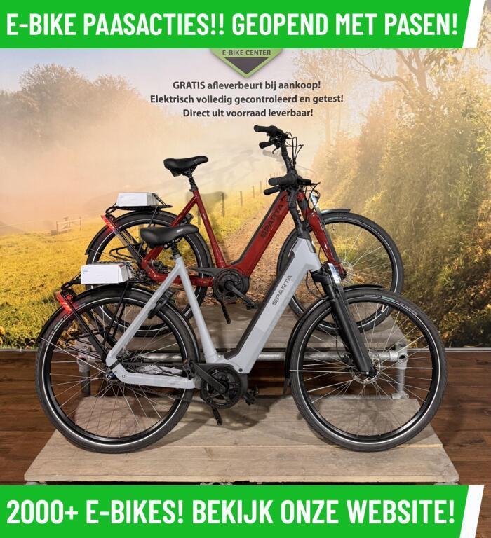 MEGA DEALS BIJ MRA! ACTIE WEKEN! MAGAZIJN OPRUIMING! MRA!, Fietsen en Brommers, Elektrische fietsen, Sparta, 50 km per accu of meer