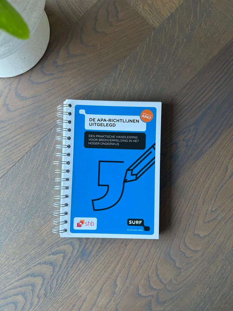 De APA-richtlijnen uitgelegd, Boeken, Ophalen of Verzenden, Gelezen, HBO
