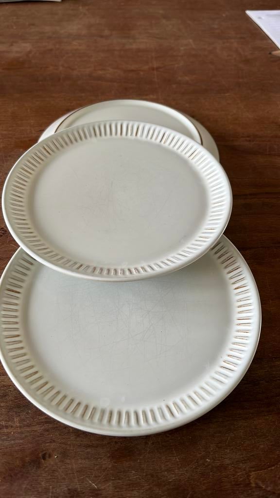 Fris Edam vintage gebaksbordjes (3), Ophalen of Verzenden