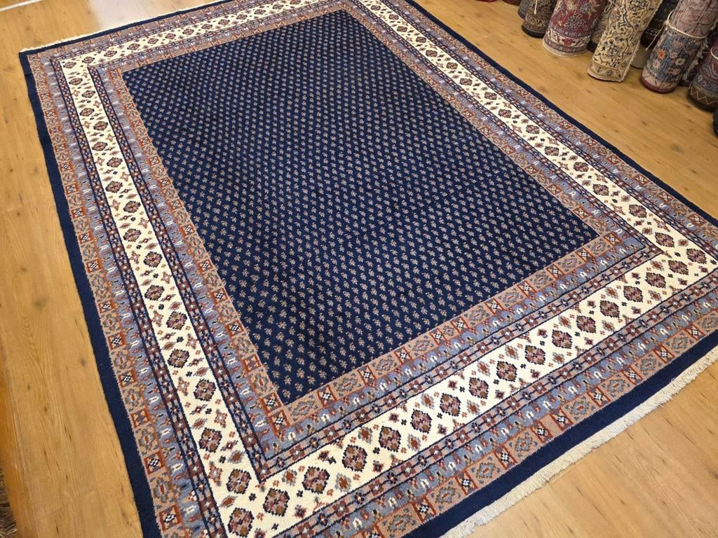 Handgeknoopt oosters tapijt mir 330x236, Info@SlatsAntiek.nl, Perzisch, Vof Slats Antiek, Crème