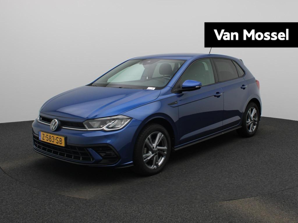 Volkswagen Polo 1.0 TSI R-Line 95 PK | R-Line | Automaat | C, Auto's, Volkswagen, 12 maanden, Stof, 95 pk, Blauw