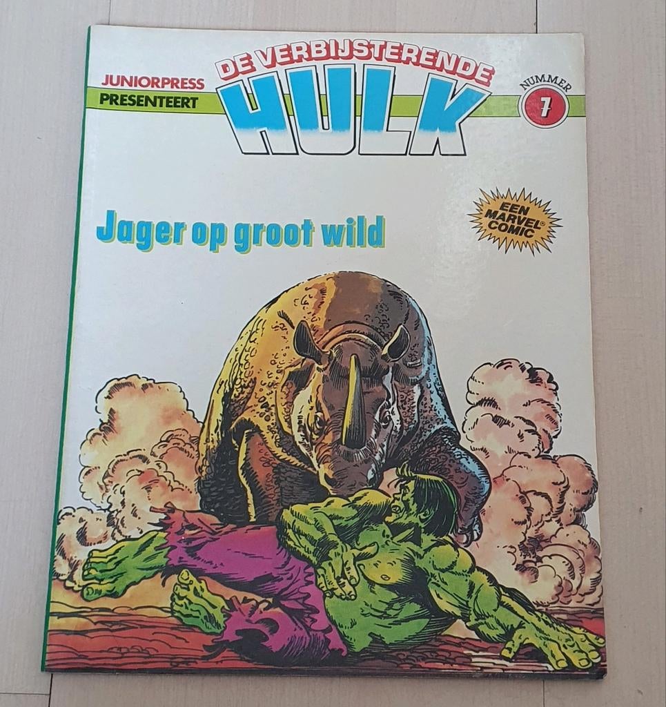 Te koop: De Verbysterende Hulk - Jager op groot wild, Eén stripboek, Ophalen of Verzenden, Gelezen