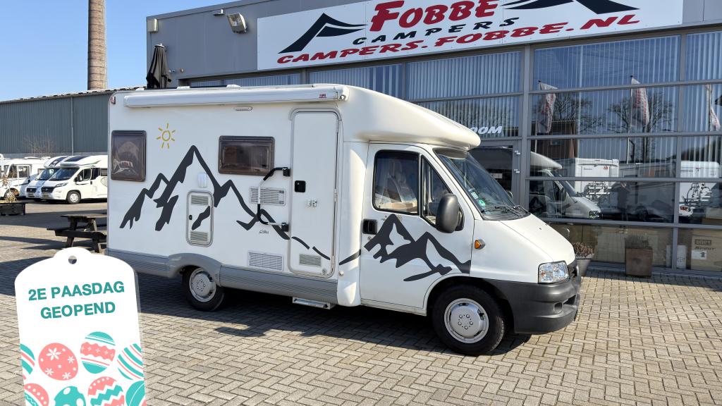 Compact met Fransbed De McLouis Lagan 252 2005|133dkm Euro-4, Brandblusser, Koelkast, Ringverwarming, Fiat