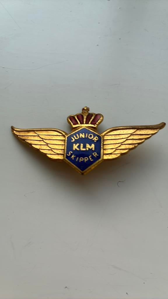 KLM Junior Skipper wing, jaren '50 - '60, Verzenden, Zo goed als nieuw, Overige typen