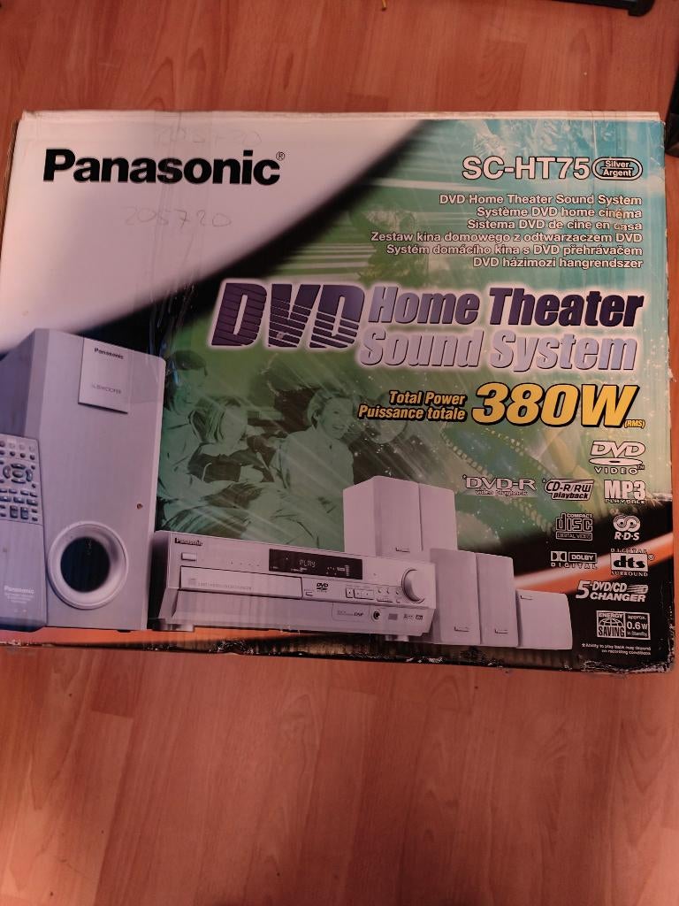 5.1 audio set van het merk Panasonic  Wisselaar, Panasonic, 70 watt of meer, Ophalen of Verzenden, Zo goed als nieuw