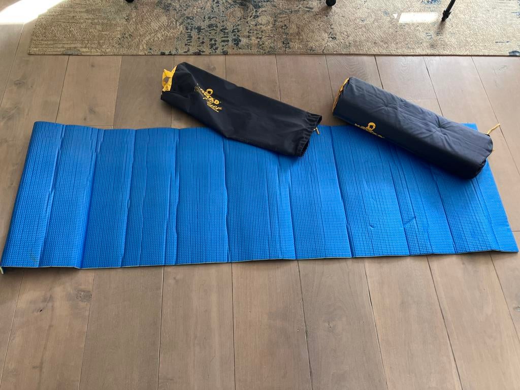 Kampeermatrasjes/fitnessmatja, Ophalen of Verzenden, Zo goed als nieuw