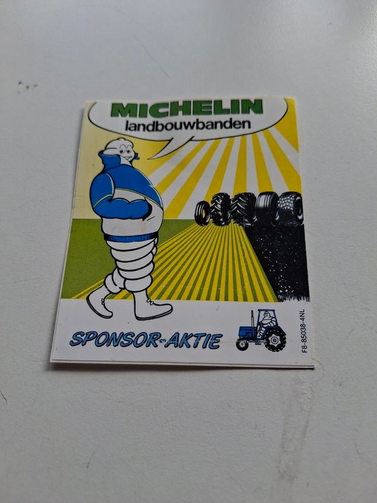 2 stickers Michelin banden, Ophalen of Verzenden, Zo goed als nieuw, Overige typen