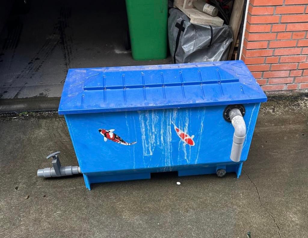 3 kamer filter, 2 pompen en inspectiebak, Ophalen, Gebruikt