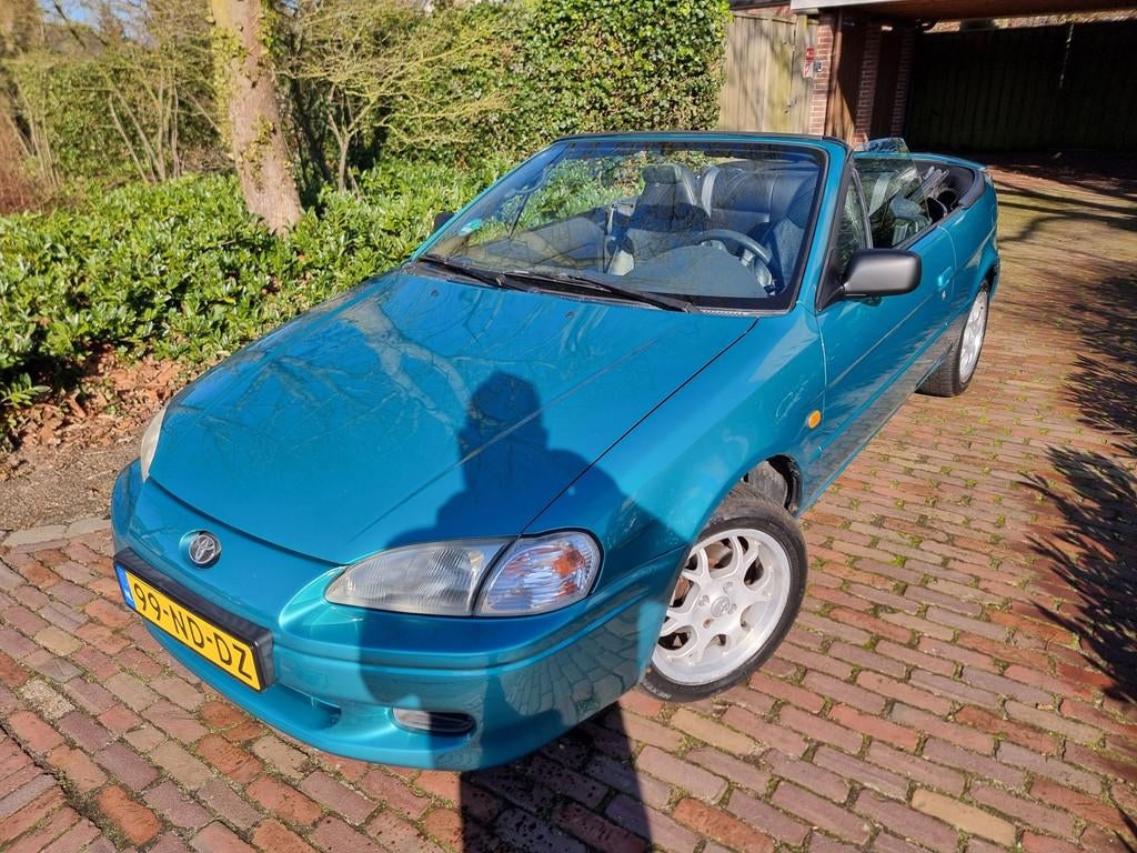 Toyota Paseo Cabrio 1.5i GT ZEER NETTE AUTO!, Auto's, 450 kg, Gebruikt, 4 cilinders, Leder