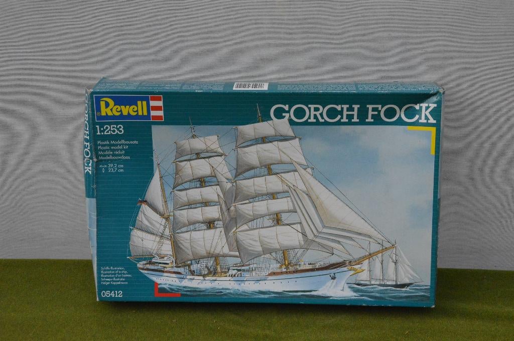 Revell bouwdoos schip driemaster Gorch Fock uit 2005, 05412, Ophalen of Verzenden, Zo goed als nieuw, 1:200 of kleiner, Revell