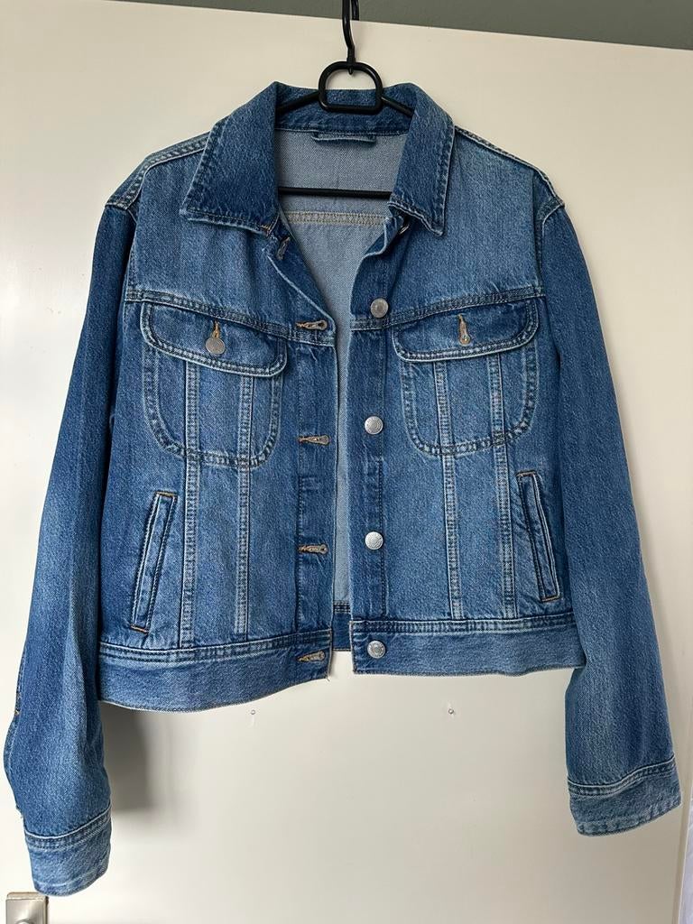 Spijkerjas blauw denim, Kleding | Dames, Ophalen of Verzenden, Nieuw, Maat 42/44 (L), Blauw
