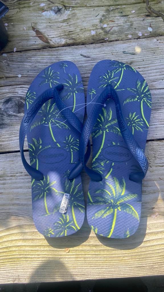 Slippers Havaianas maat 43/44, Slippers, Blauw, Nieuw, Ophalen of Verzenden