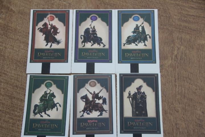 raveleijn kaartjes serie 1, Verzamelen, Efteling, Ophalen of Verzenden, Zo goed als nieuw, Button of Speldje