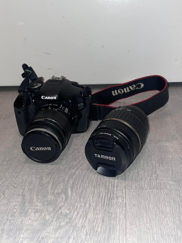 Canon EOS 600D + lenzen & veel accessoires – complete set!, Audio, Tv en Foto, Fotocamera's Digitaal, Spiegelreflex, Canon, Ophalen of Verzenden