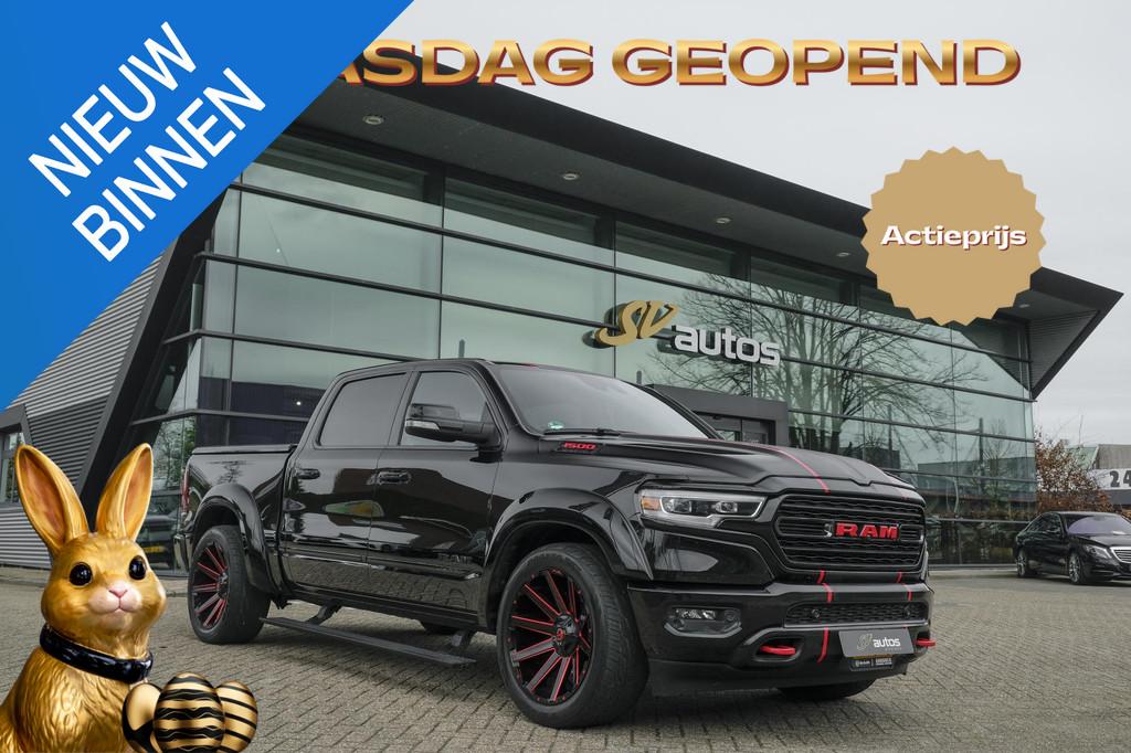 Dodge Ram 1500 5.7 V8 401pk 4x4 Limited LPG G3 Widebody Blac, Auto's, Automaat, Gebruikt, 5654 cc, Zwart