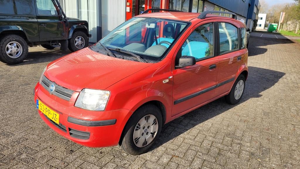 Fiat Panda 1.2 2004 Rood apk/airco inruilkoopje, Voorwielaandrijving, Euro 5, Stof, Origineel Nederlands