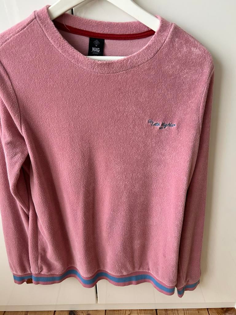 Roze badstof trui van NXG, maat M, Ophalen of Verzenden, Gedragen, Maat 48/50 (M), Roze