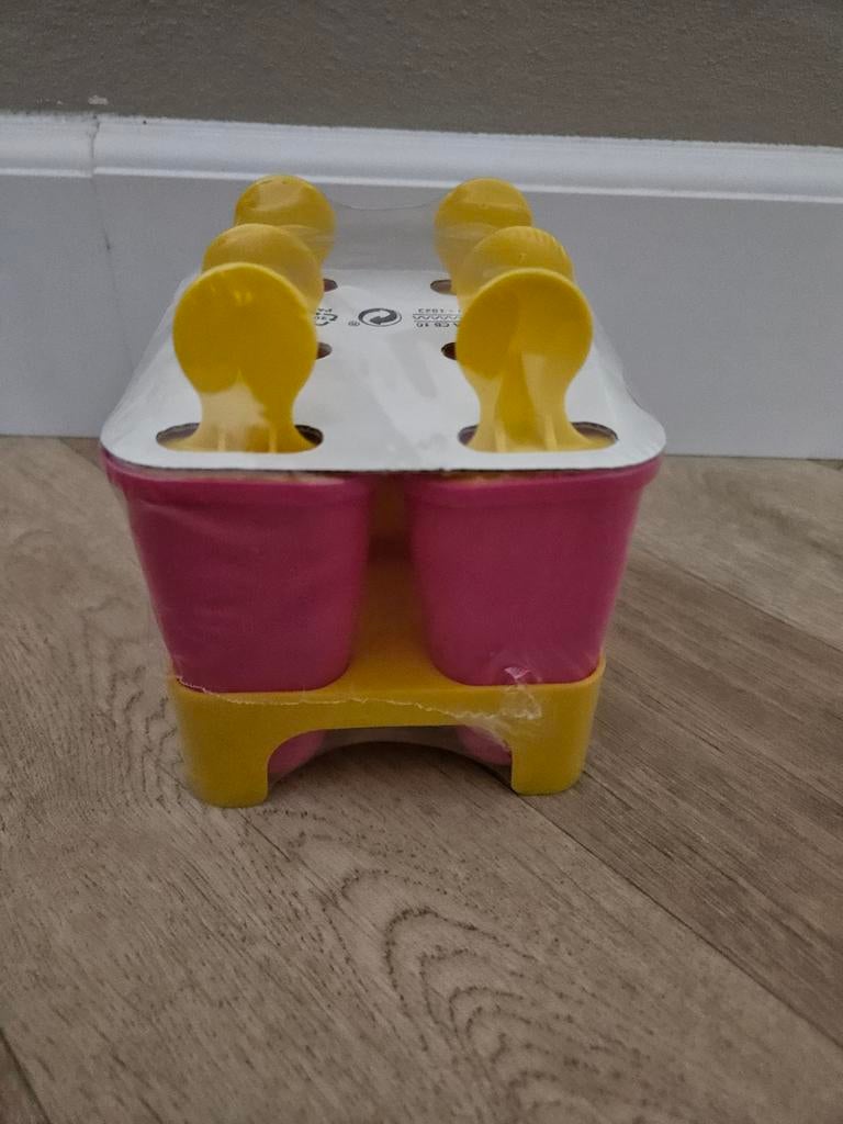 Ijslollie vorm, Ophalen