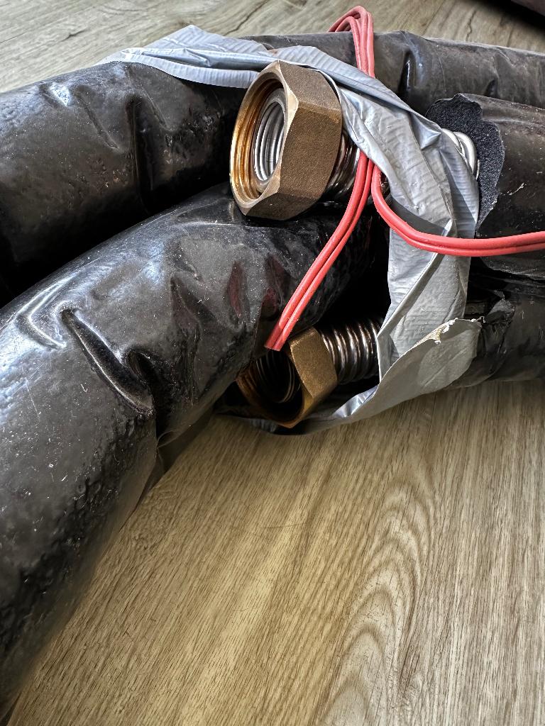 DUO DN20 RVS flexibel 1" binnendraad  zonneboiler, 100 liter of meer, Nieuw, Minder dan 3 jaar oud, Boiler