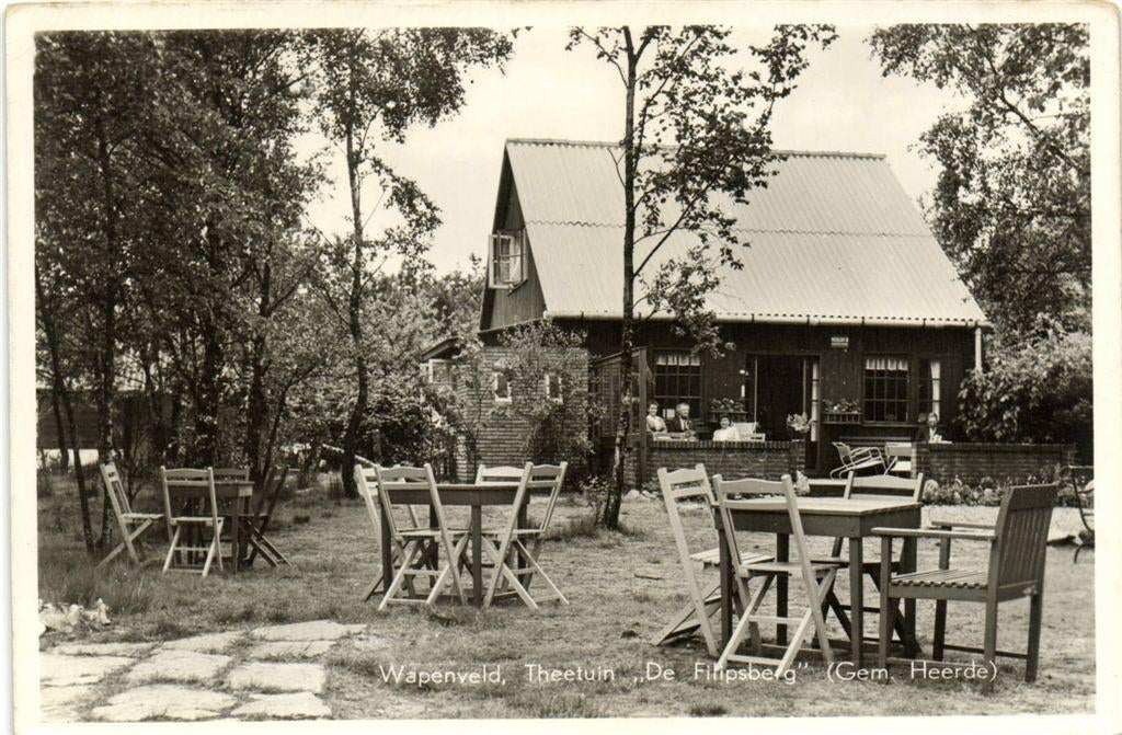 Wapenveld, Theetuin DE Filipsberg [Gem. Heerde] - ongelopen, Verzenden, Voor 1920, Ongelopen, Noord-Brabant
