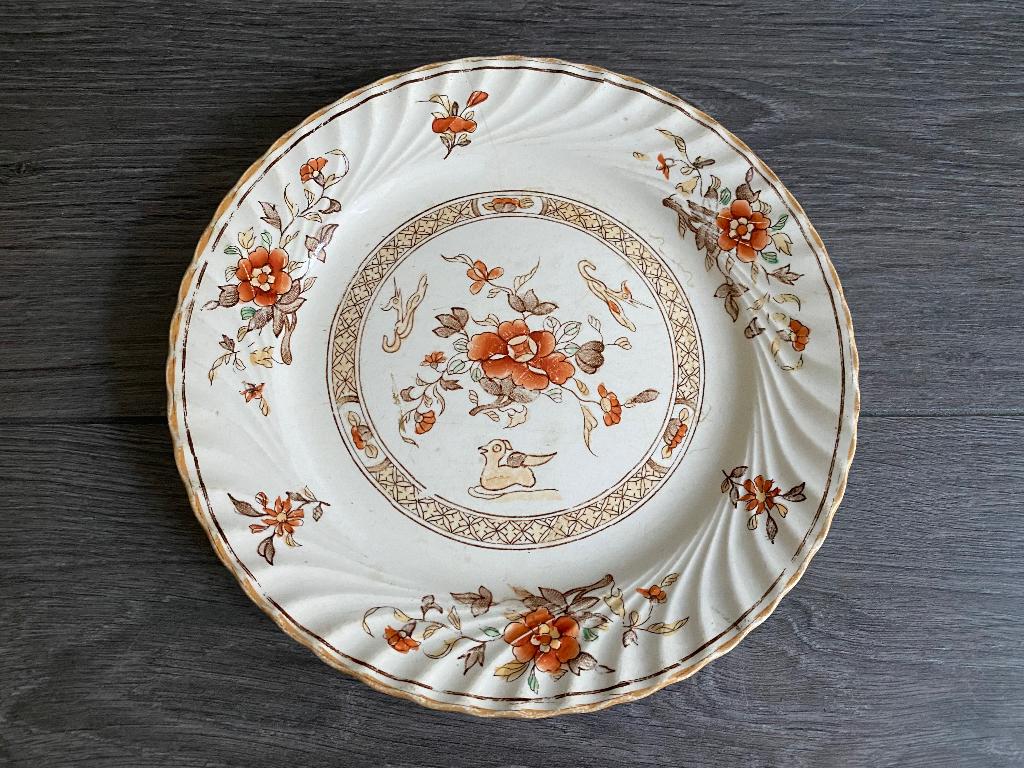 Bord Petrus Regout Maastricht - decor Hankou, Ophalen of Verzenden