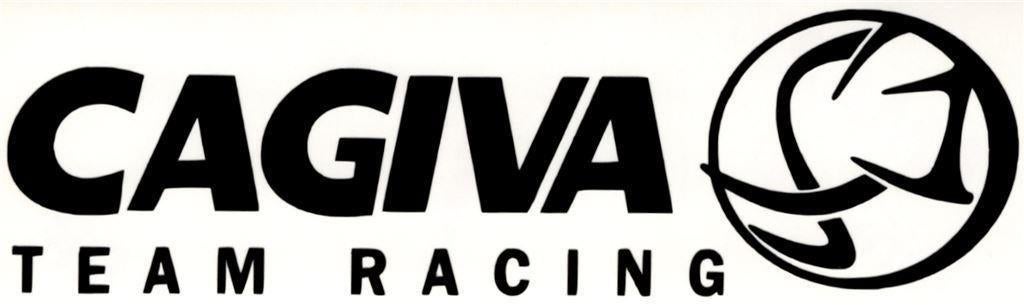 Cagiva Team Racing sticker #22, Motoren, Ophalen of Verzenden