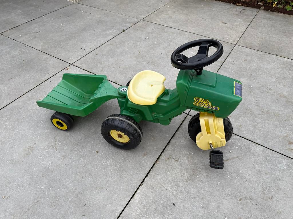 Traptractor met aanhanger - Rolly Toys Trio Trac, Kinderen en Baby's, Ophalen, Gebruikt