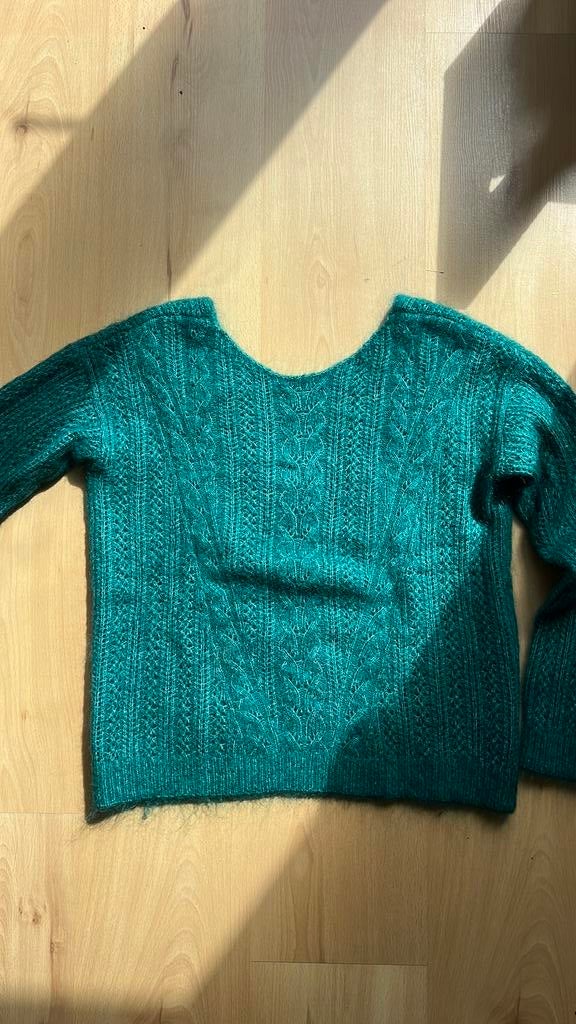 Groene wollen trui van Sezane maat m, Kleding | Dames, Verzenden, Zo goed als nieuw, Maat 38/40 (M), Groen