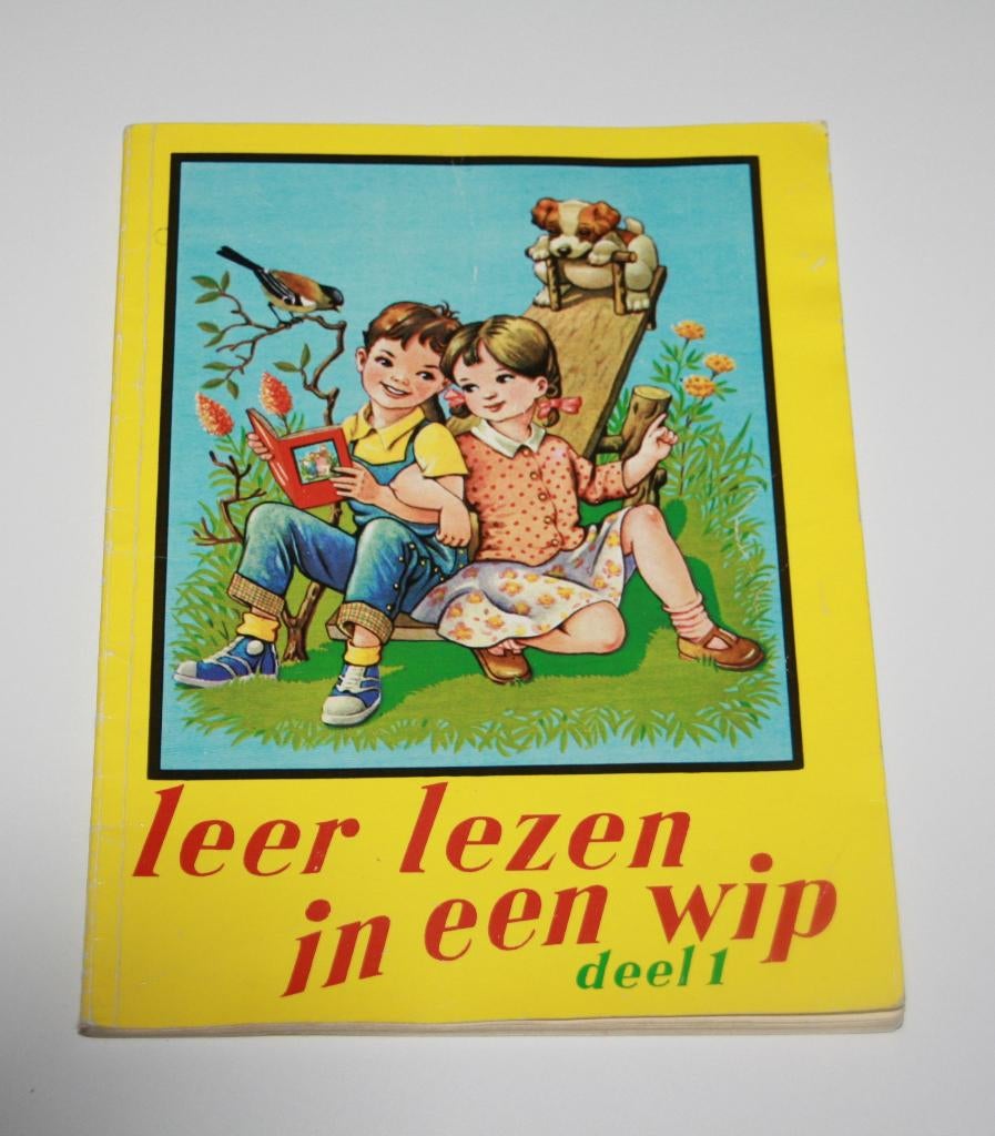 Vintage boekje Leer lezen in een wip deel 1, Boeken, Kinderboeken | Jeugd | onder 10 jaar, Ophalen of Verzenden, Gelezen, Non-fictie