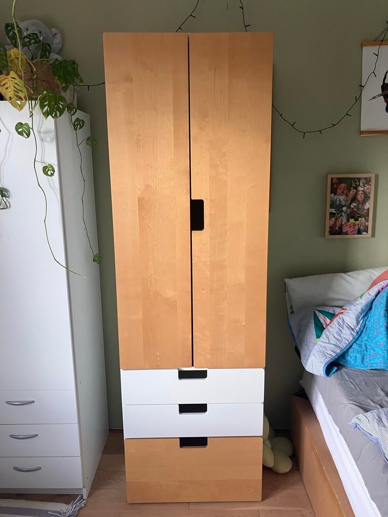 Ikea Smastad Kinderkledingkast met Lades en Hangruimte, Ophalen, Gebruikt, 50 tot 100 cm, Met lade(s)