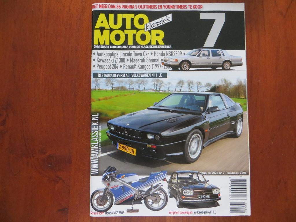 Auto Motor Klassiek 7 2024 Peugeot 204, Renault Kangoo 1, Ophalen of Verzenden, Nieuw, Peugeot