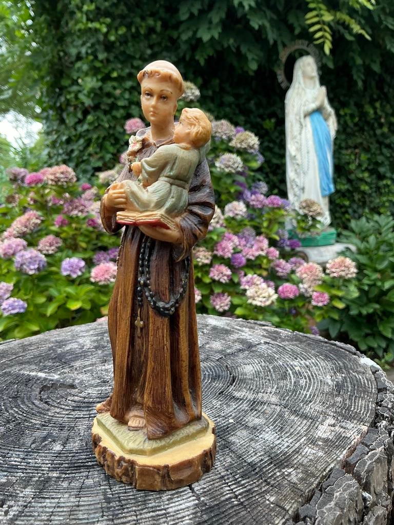 Vintage Italiaans St. Anthonius beeld ❤️, Antiek en Kunst, Ophalen of Verzenden
