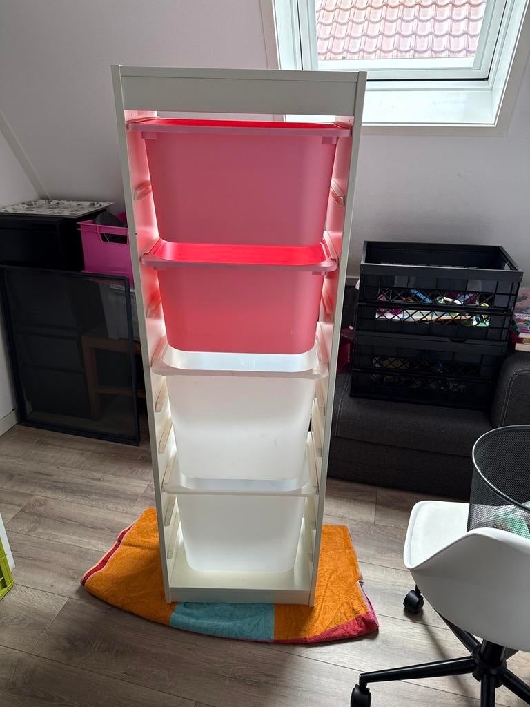 2x Trofast kast met bakken, Ophalen, Gebruikt, Kast