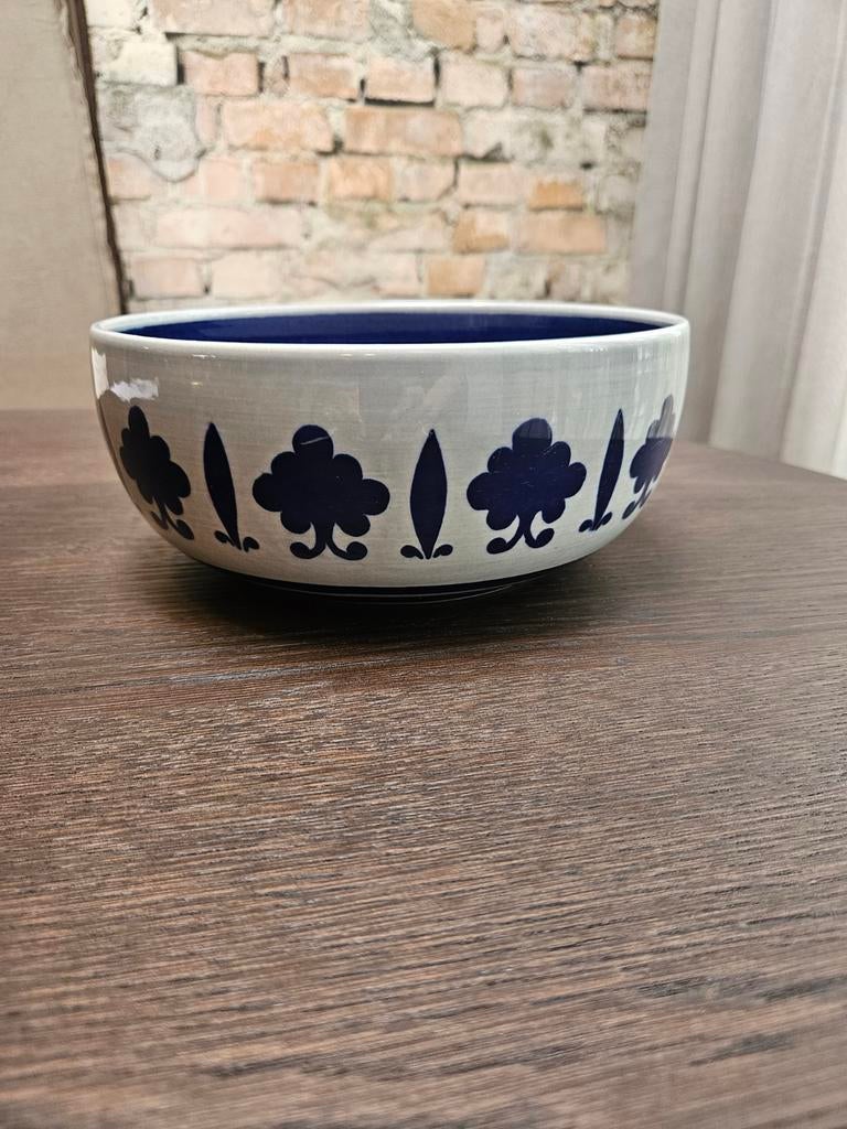 Boch België La Louviere Baltic kom schaal 21 cm, Antiek en Kunst, Antiek | Keramiek en Aardewerk, Ophalen of Verzenden